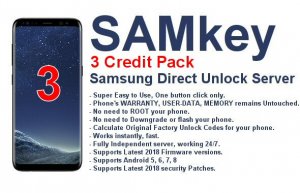 Sam-Key ( Samsung Unlock Accounts 3 Credits )